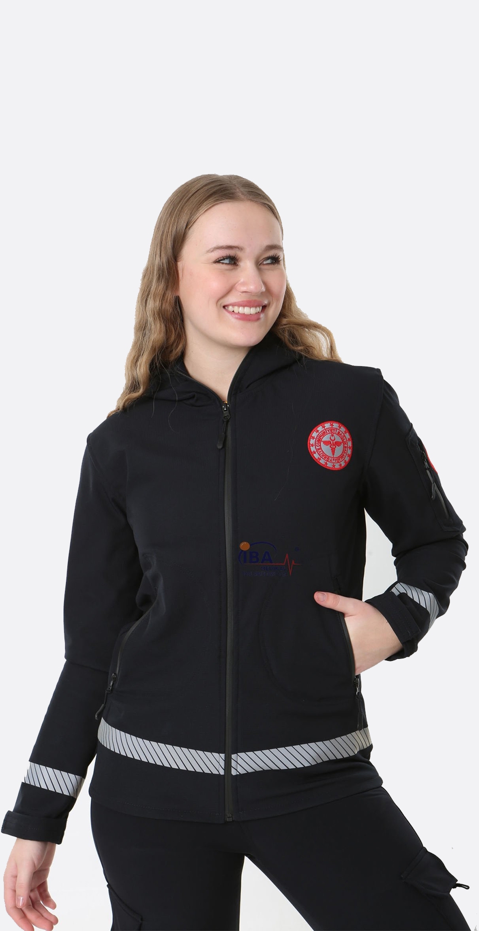 Yeni 112 Kapşonlu Çeket Mont (SOFTSHELL)