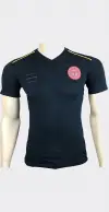Yeni 112 Lacivert Penye Koton V Yaka T-Shirt